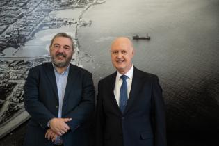 El Intendente Mario Bergara se reúne con Alexey Isakov, embajad