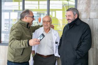 Intendente Mario Bergara, asiste a la fundación de Amigos del P