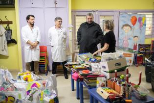 Intendente Mario Bergara, asiste a la fundación de Amigos del P
