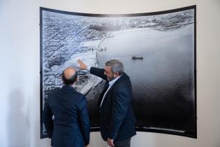 El intendente Mario Bergara se reúne con el embajador de Emirat