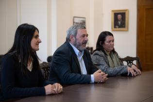 El intendente Mario Bergara se reúne con representantes del BID