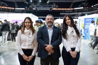 Intendente Mario Bergara, recorre la Expo Educate