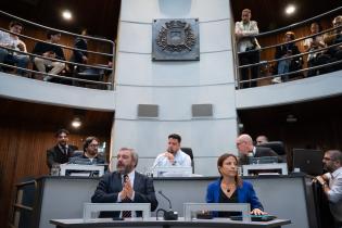 20250828dicimouyjmr8417.jpg Intendente Mario Bergara, asiste a la Junta Departamental de Mon