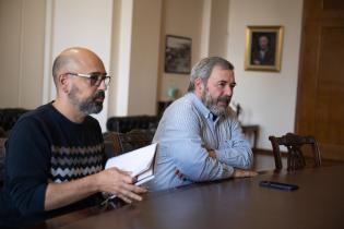 Reunión del intendente Mario Bergara con el colectivo Trans del