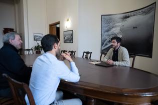  Intendente Mario Bergara, se reúne con el alcalde del Municipi