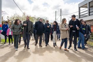 Firma de inicio de obra en barrio 1º de Mayo en el marco del pr