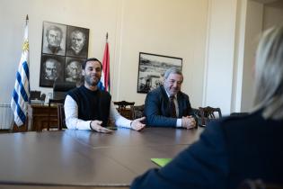 20250905dicimouyit6284.jpg El intendente de Montevideo, Mario Bergara, se reúne con la alc