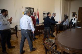 20250915dicimouyjmr0454.jpg Intendente Mario Bergara, se reúne con representantes de Merca