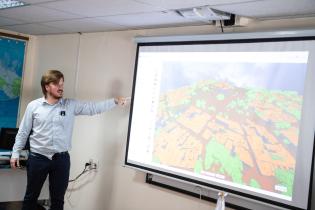 Servicio de Geomática presenta proyectos en las Jornadas Nacion