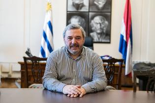 20250918dicimouypd7825.jpg Intendente Mario Bergara, se reúne con la alcaldesa del Municip