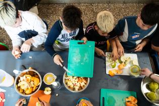 Taller de alimentación saludable del concejo de niños y niñas