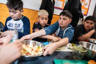 Taller de alimentación saludable del concejo de niños y niñas
