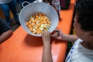Taller de alimentación saludable del concejo de niños y niñas