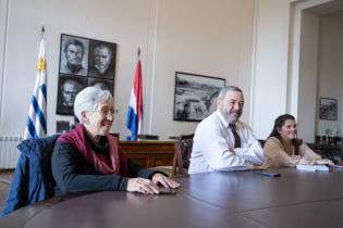Intendente Mario Bergara se reúne con edila Judith Varela