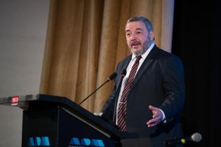 Intendente Mario Bergara participa en almuerzo de ADM