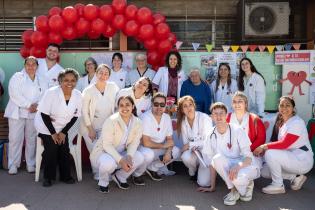 Directora de Salud María Noel Battaglino, participa de activida