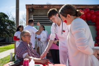 Directora de Salud María Noel Battaglino, participa de activida
