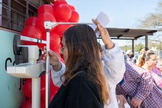 Directora de Salud María Noel Battaglino, participa de activida