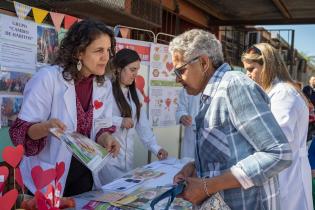 Directora de Salud María Noel Battaglino, participa de activida