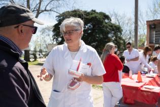 Directora de Salud María Noel Battaglino, participa de activida