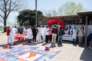 Directora de Salud María Noel Battaglino, participa de activida