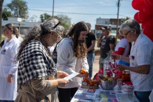 Directora de Salud María Noel Battaglino, participa de activida