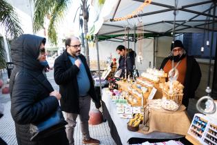 Feria de la Economia Social y Solidaria en la peatonal Sarandí
