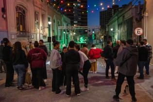 Actividad "Quilombo Diverso", en la peatonal del Candombe