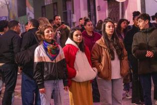 Actividad "Quilombo Diverso", en la peatonal del Candombe