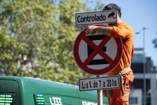  Colocación de cartelería de estacionamiento y detención inde