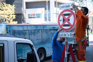  Colocación de cartelería de estacionamiento y detención inde