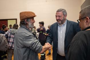 Intendente Mario Bergara, participa de firma de convenio con la 