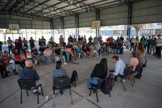 Asamblea de inicio de obras en Costanera del Miguelete 