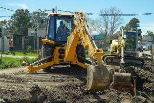Recorrida por obras saneamiento en Rincón del Cerro-Casabó Nor