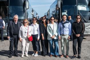 20251021dicimouypd1545.jpg Llegada del primer crucero a Montevideo por temporada de crucero