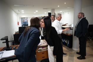 20251022dicimouyjmr1237.jpg Recorrida del intendente Mario Bergara por el Servicio Mútuo