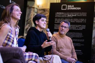 20251030dicimouypd3594.jpg Conferencia de prensa por el 26º Aniversario de la sala Zitarro