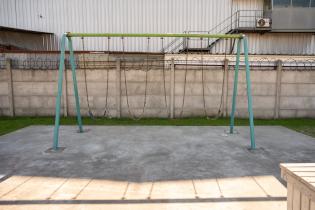 Pintada de mural en Casavalle por usuarios de El Achique Casaval