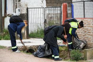 Operativo de limpieza Camino Cibils 