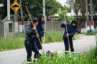 Operativo de limpieza Camino Cibils 