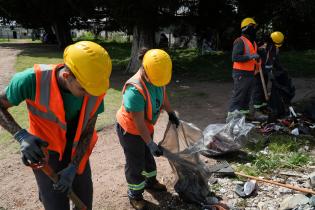 Operativo de limpieza Camino Cibils 