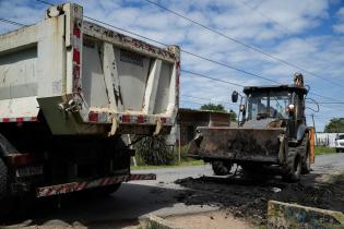 Operativo de limpieza Camino Cibils 