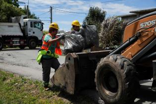 Operativo de limpieza Camino Cibils 