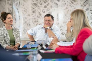  Intendente Justo Onandi, participa en la reunión de Red Nacion