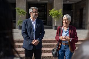 Intendente (i) Justo Onandi, recibe a embajadas interesadas en c