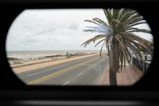 Colocación de radar en Rambla y José Cúneo Perinetti