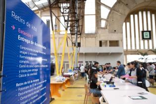 Retiro de kits de la carrera San Felipe y Santiago