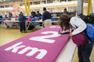 Retiro de kits de la carrera San Felipe y Santiago