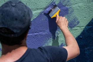 Intervención artística por 40° aniversario de Amnistía Inter