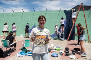 Intervención artística por 40° aniversario de Amnistía Inter